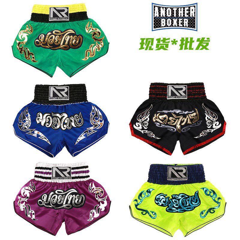 速发泰拳短裤拳击短裤比赛男 mma训练表演武术散打短裤格斗男UFC