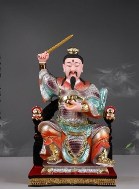 速发九生应像雷声普化神元雷祖雷公雷神长天大树脂供奉摆件