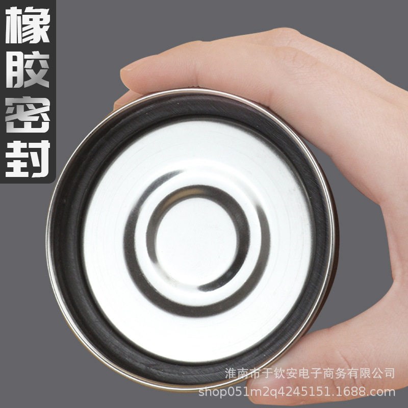 速发油画油壶不锈钢洗笔筒防漏带盖子洗笔桶洗笔壶防挥发容器调色