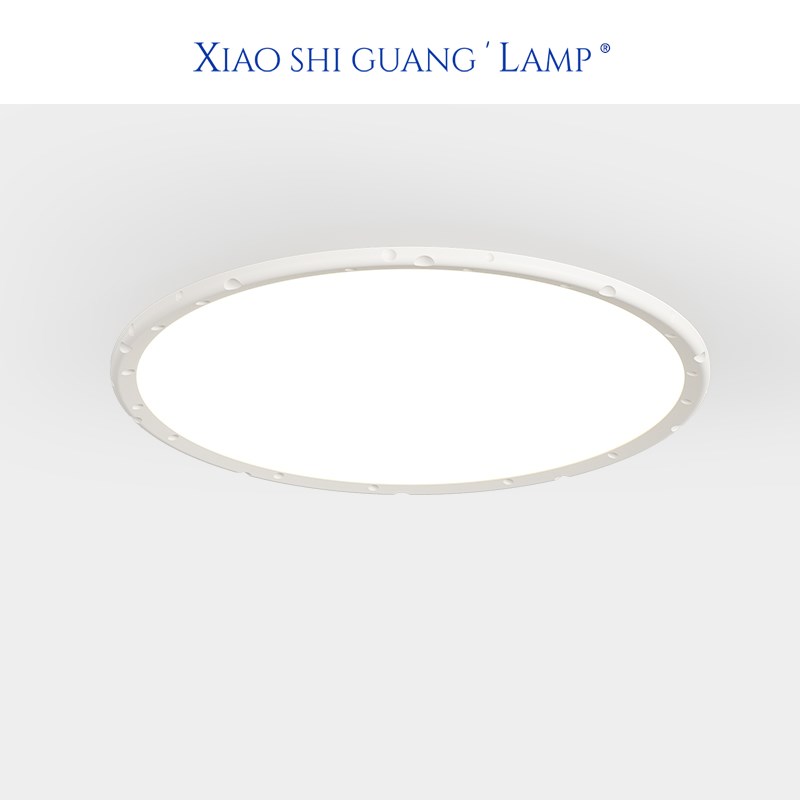 速发小时眼奶油风护光吸顶灯卧室灯约简客厅超薄高级感儿童房灯具