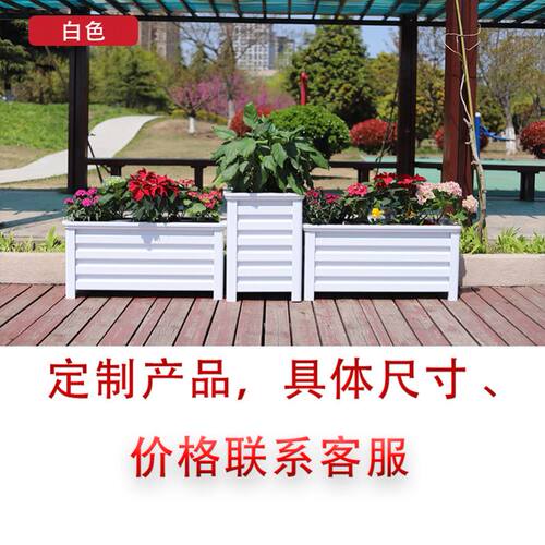 速发玻璃美陈树箱实木市政社锈镀商板花坛花箱不区钢锌铺
