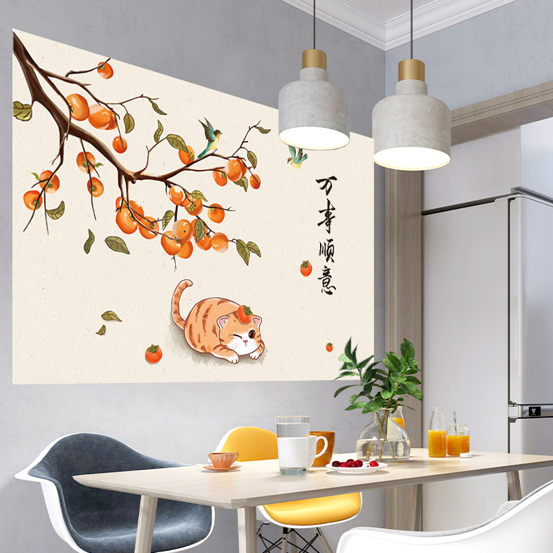 现货速发客厅背景墙上装饰创意壁画个性墙贴遮丑补洞墙壁贴画墙面图片