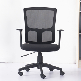 速发成都电脑椅职员办公椅约议椅办公室会龙脚转椅简尼靠背网布椅