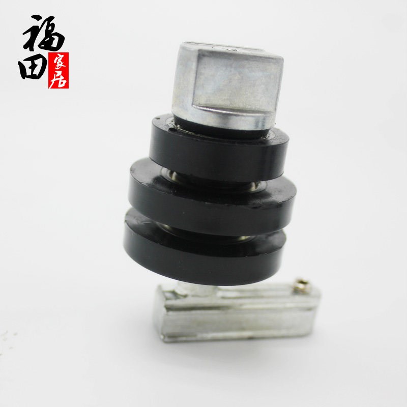 速发无框台滑轮消音高档滑轮玻璃滑轮三代无框滑轮创开全景无框包
