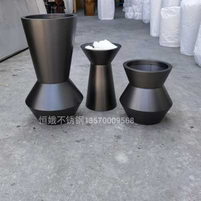 速发新爆属铁板花瓶 落地花盆 金品电镀烤漆 镀锌艺花钵花器 可品