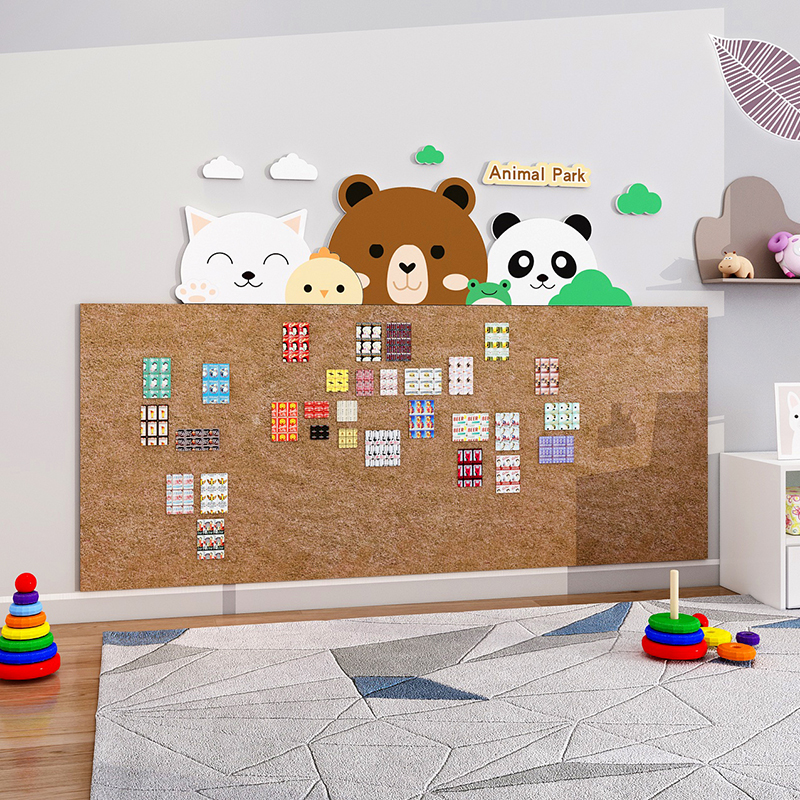 速发高端文儿毡环创主题教室半成品境布置材料毛园板幼化作展示墙