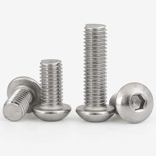 速发M8M10M14 02不锈钢半圆头内六角螺丝盘头内六角螺栓*0x18x60x