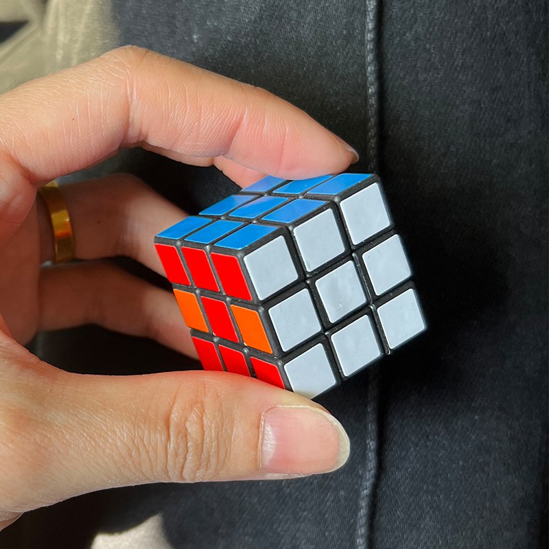 速发迷你魔方三阶顺滑便携解压cm小魔方阶男孩孩礼品儿童益智玩具