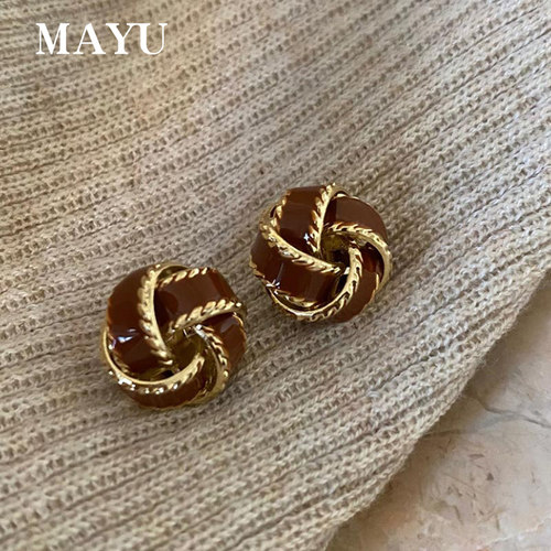 小众独特法式耳环女2025新款爆款