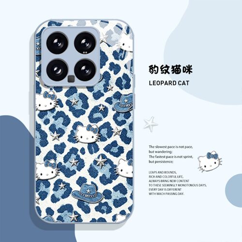 豹纹猫咪玻璃全系小米红米手机壳