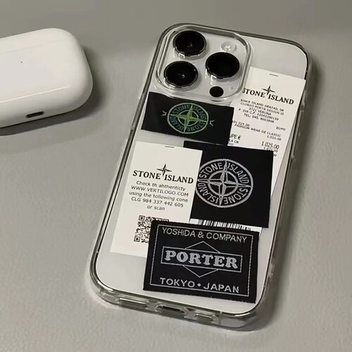 小红书同款diy石头岛标签手机壳