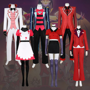 星雨辰 现货 地狱客栈cos服维姬阿拉斯托夏莉同款西服cosplay服装