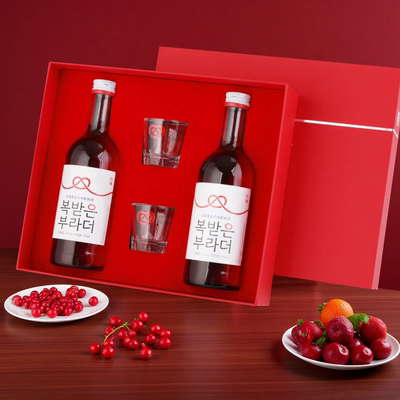 韩国进口宝海红缘覆盆子配制酒