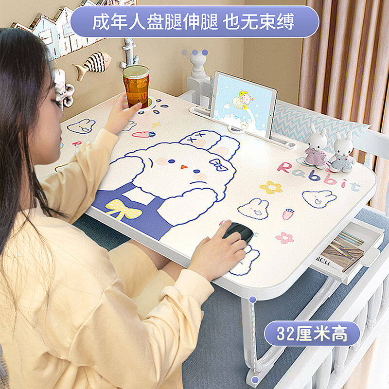 奇晟铭源床上书桌床桌笔记本电脑桌折叠桌小桌子飘窗桌40*60cmLC-怎么看?