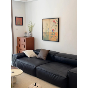 法式中古风装饰画中国风复古卧室餐厅书房挂画新中式画芯