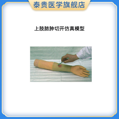 上肢脓肿切开仿真模型 手臂脓肿切开处理 脓肿切开清理