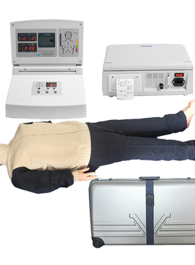 泰贵医学CPR580液晶心电图显示心肺复苏模拟人胸外按压人工呼吸考核打印教学训练假人体模型