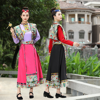 新款藏族服装女款贵族藏袍