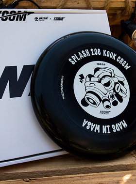 XCOM×WAZZUP family联名飞盘 艾克175g户外极限运动成人健身竞技