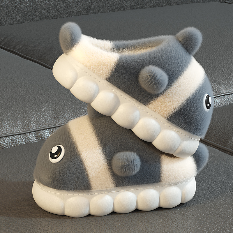 儿童棉拖鞋男童秋冬季2023新款