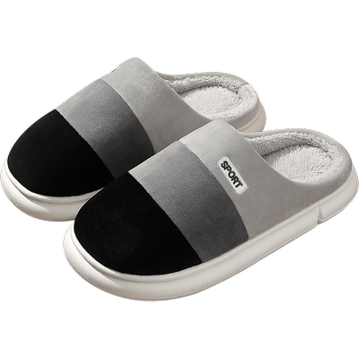 踩屎感棉拖鞋男士冬季2025新款