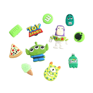 洞洞鞋配饰女diy鞋扣适配Crocs鞋花立体装饰配件卡扣可爱ins卡通