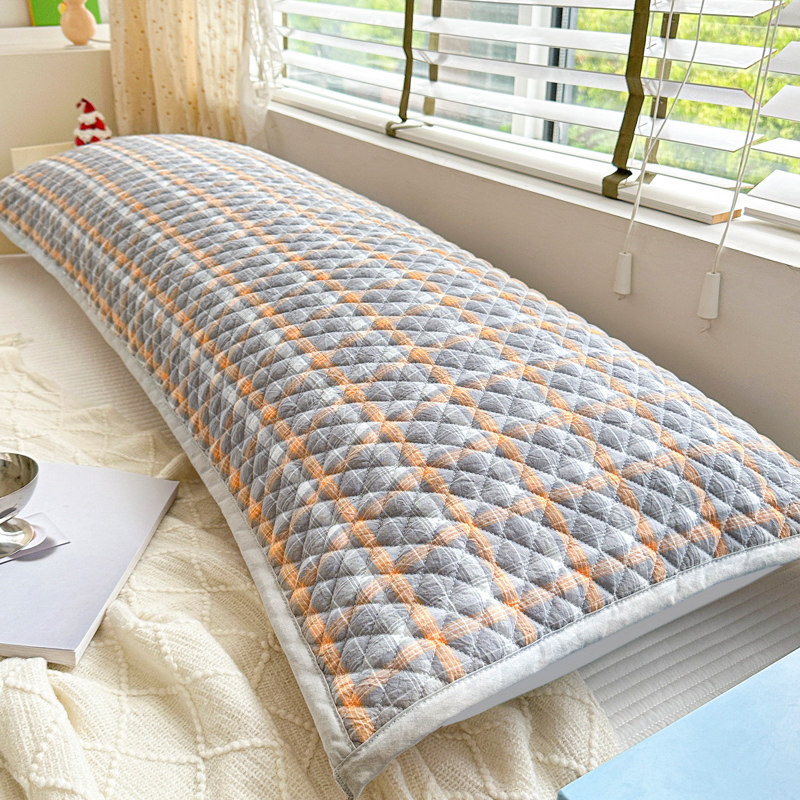 纯棉双人枕巾一祇装 1.2/1.5/1.8米全棉枕头巾情侣夫妻长枕套高档