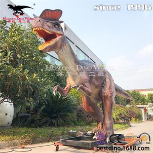 自贡仿真恐龙制作工厂自主研发生产一件景区游乐园美陈产品