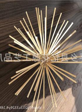 叶子竹签松针牙签枯树支树叶装饰崖柏松叶手工艺品竹制手工艺品