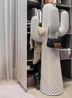 网红仙人掌大型摆件衣帽架玻璃纤维雕塑服装店家居客厅橱窗落地装