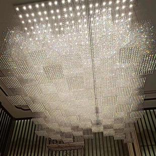 定制工程灯具厂家承接非标装 饰顶灯酒店大堂会议室大型水晶灯