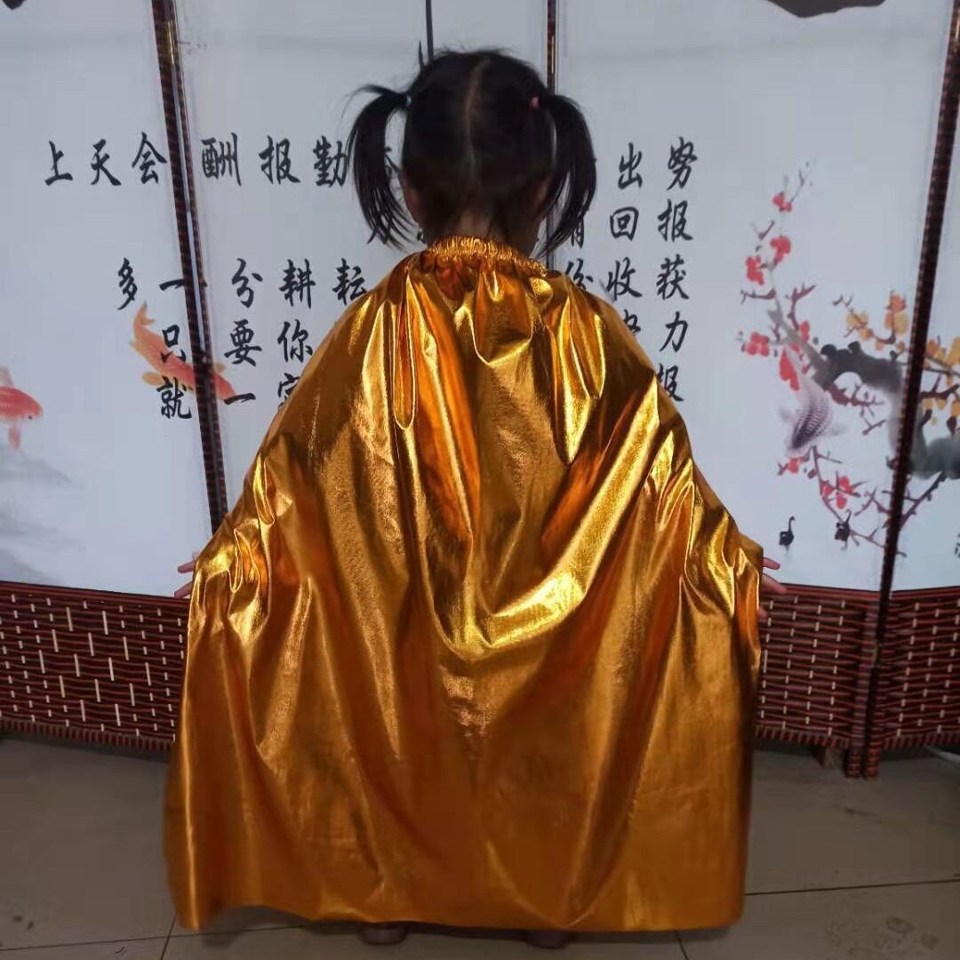 孙悟空伸缩金箍棒玩具儿童紧箍咒万圣节斗篷烫金布披风合金工艺