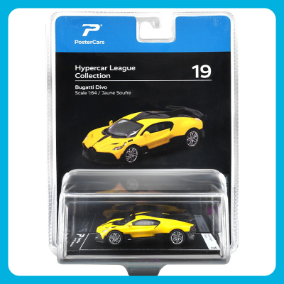 PosterCars 1:64 布加迪 Divo 合金汽车模型男孩礼物仿真收藏摆件