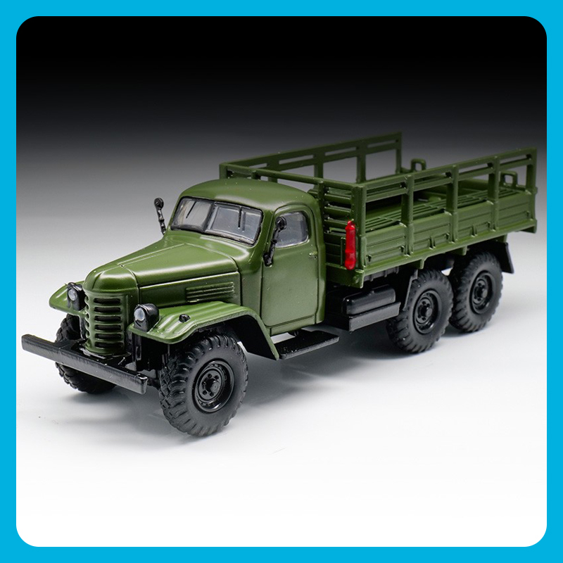 麦思迪 1:64 解放 CA30 军事卡车 合金汽车模型仿真静态收藏摆件