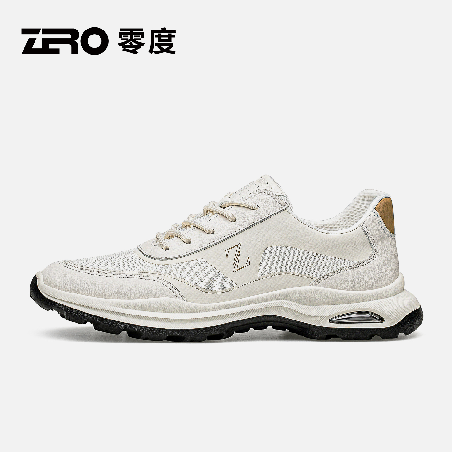 ZRO零度舒适轻质真皮日常休闲鞋