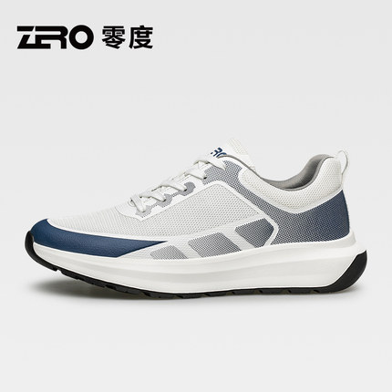 零度旗舰店2025新款秋冬轻透轻盈缓震增高耐磨厚底薄款飞织运动鞋