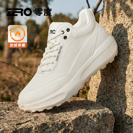 ZRO零度官方正品男鞋2025冬季新款薄绒保暖轻便户外休闲运动跑鞋