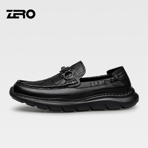 ZRO零度时尚驾车真皮豆豆鞋