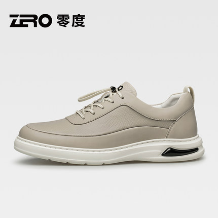 ZRO零度官方正品免系带皮鞋男款秋冬一脚蹬休闲运动板鞋男士通勤