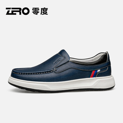 ZRO零度休闲男鞋2025冬季新款男士皮鞋舒适柔软羊皮厚底减震轻便