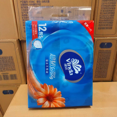 維.達抽紙超韌3層110抽12包一提抽取式紙巾