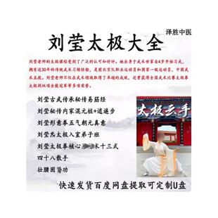 刘莹炁太极炼气化入室弟子阳壮骨易筋经壮腰固肾功详细影片7套
