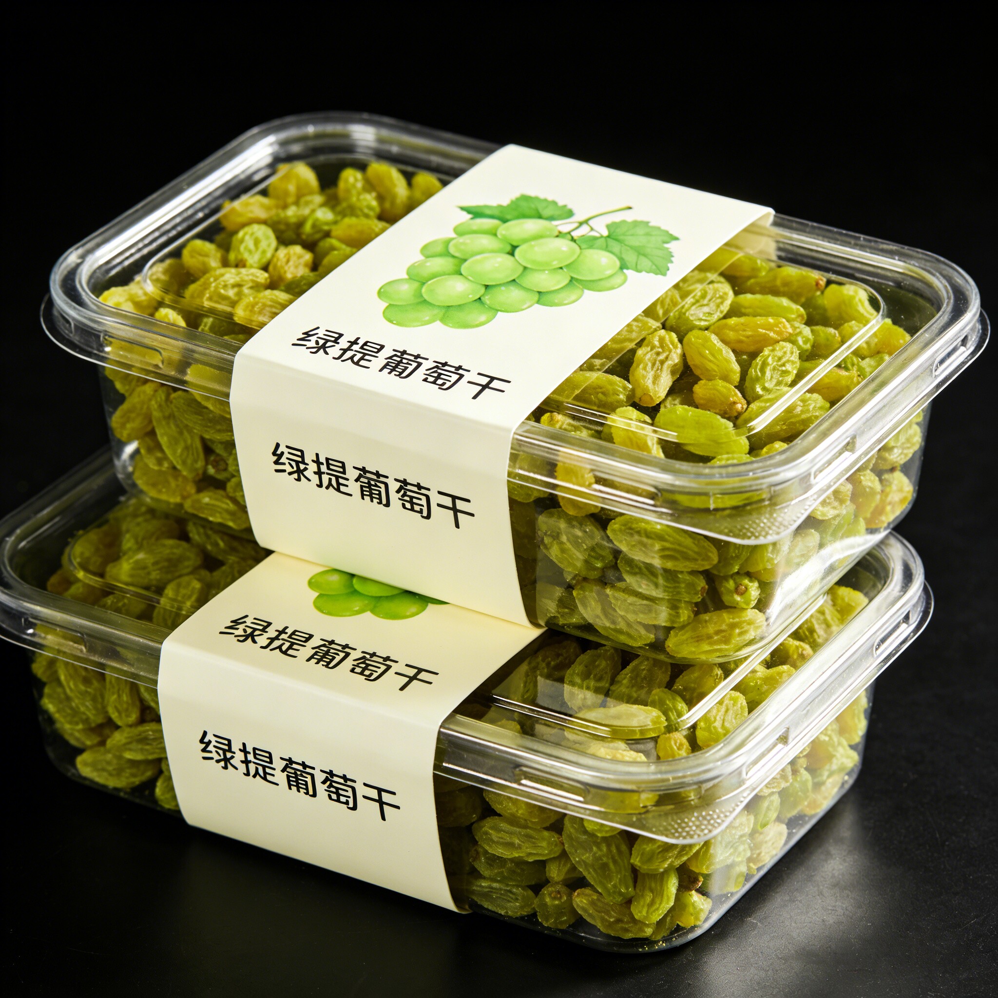 绿香妃葡萄干500g果干果脯蜜饯绿提子干免洗无籽绿葡萄干休闲零食