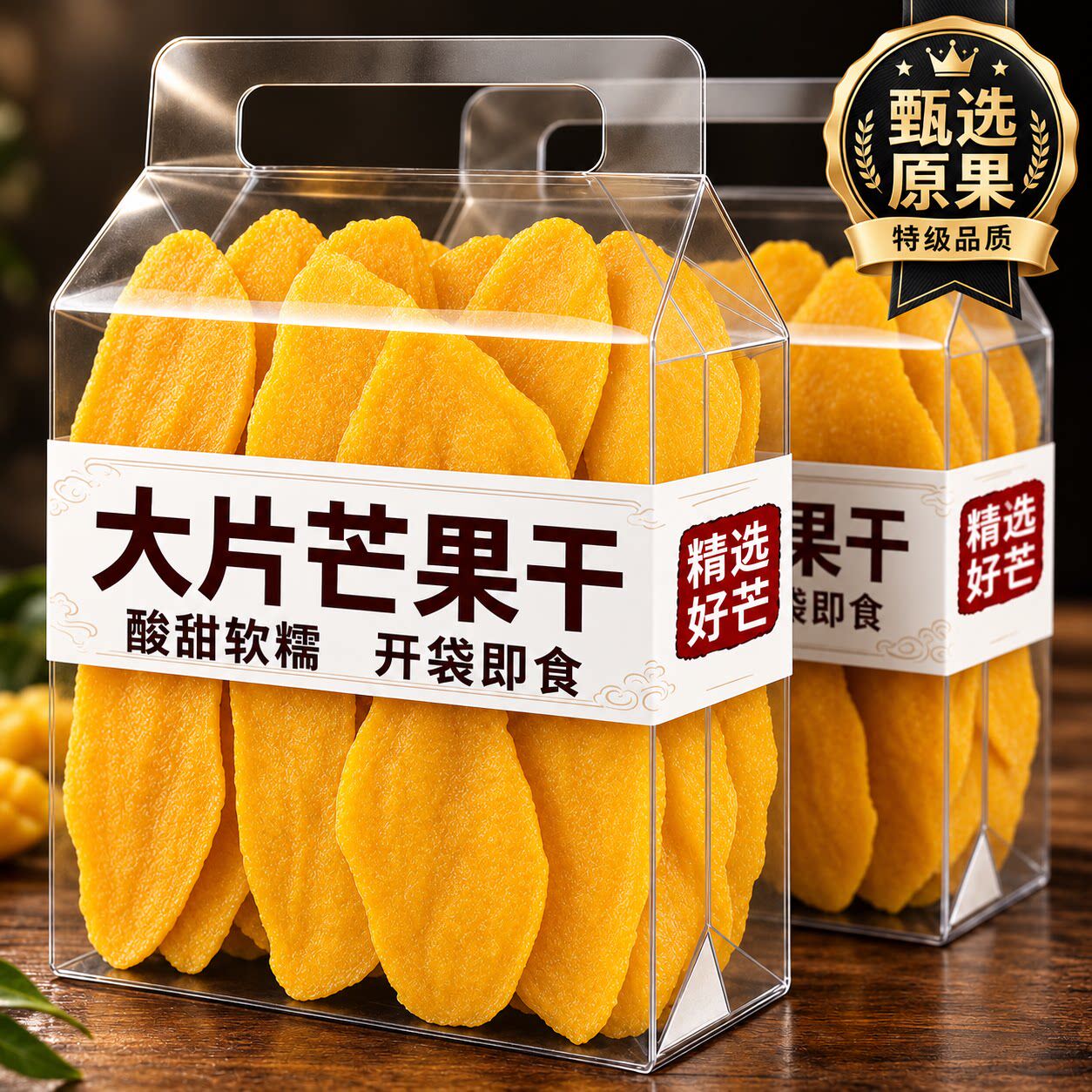 芒果干厚切精选大片鲜芒2026新货香甜软糯休闲解馋零食蜜饯果干