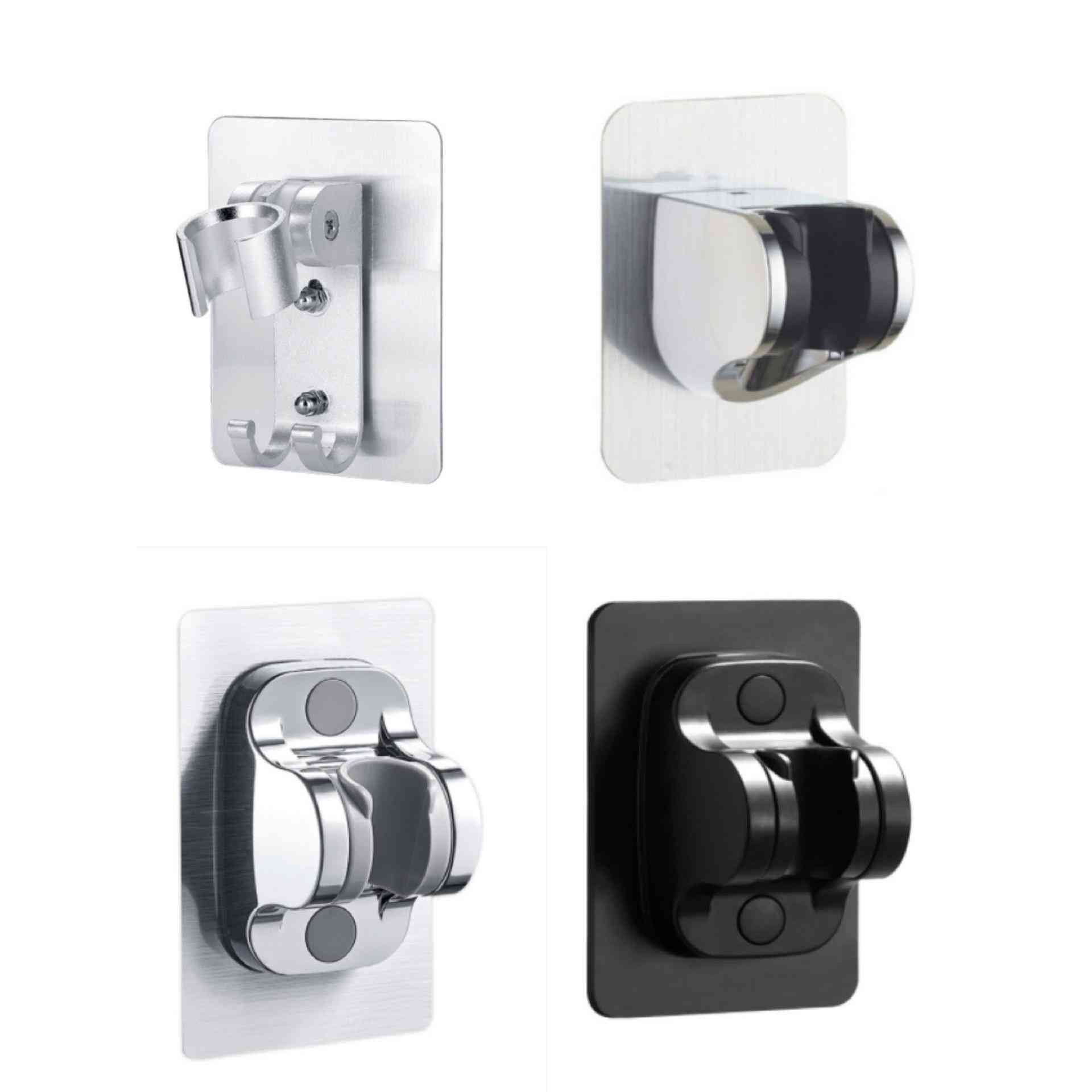 淋浴花洒无痕支架免打孔吸盘式可调节浴室淋雨莲蓬头喷头固定底座