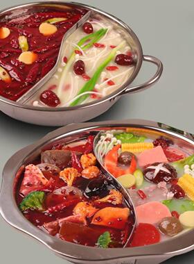 彷真火锅模型重庆火锅摆件鸳鸯锅模型影视拍摄火锅店食材展示道具