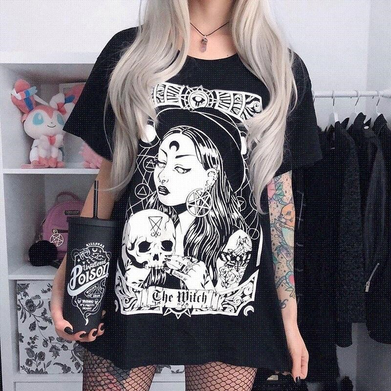 Printed t-shirts for women Harajuku lazy student print dark|msdalam kategori Butik wanita / wanita, wanita saiz besar - dari Buy2taobao.com untuk memberikan perkhidmatan ejen Taobao profesional membeli