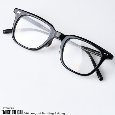 EYEVAN7285 359-48-C100日本进口眼镜经典方框百搭男女款近视镜架