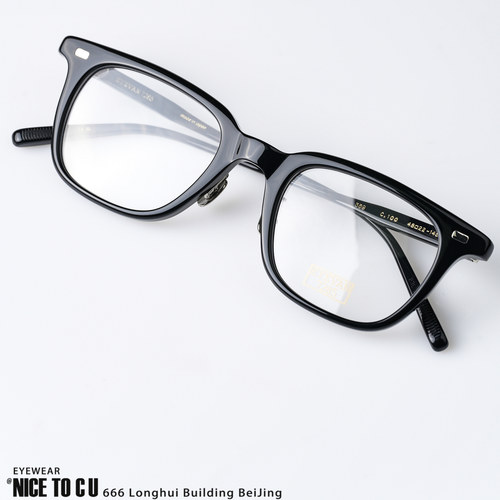 EYEVAN7285 359-48-C100日本进口眼镜经典方框百搭男女款近视镜架