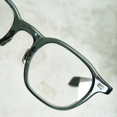 EYEVAN7285 343LR日本进口眼镜框玳瑁色复古经典方框镜架可配度数